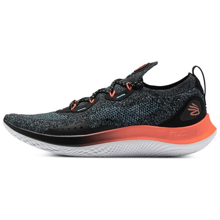Under Armour Curry Flow Go  Black Fresco Blue  Men s 3025878-001 EU 37.5