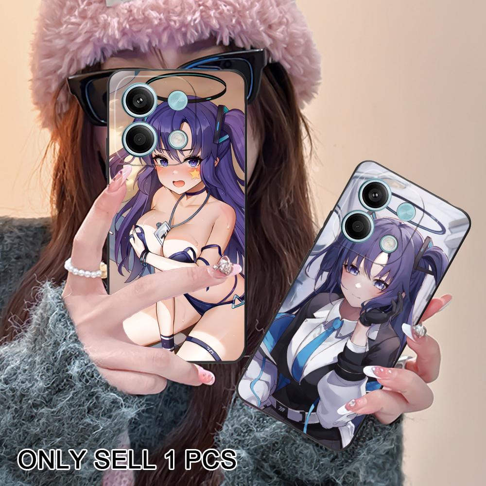Blue Archive Yuuka Matte TPU Mobile Phone Case for POCO F8 F7 F6 F5 F4 F3 F2 Pro GT C75 C71 C65 C61 C40 Pro Ultra Colorful Cover