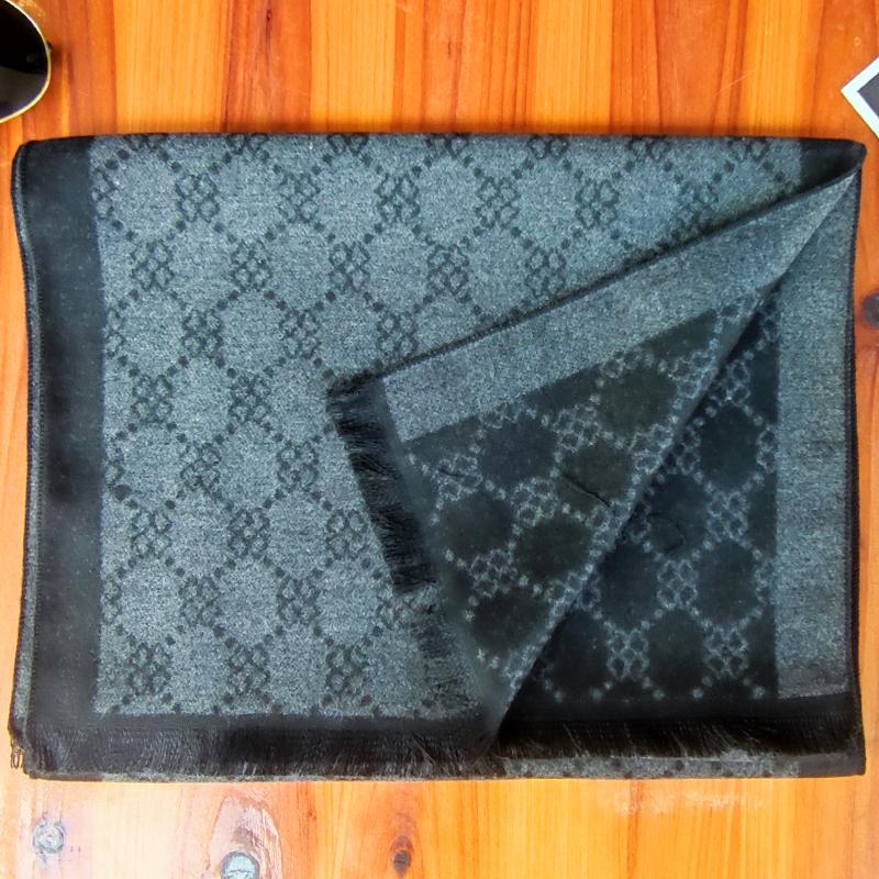 Luxuriöser Kaschmirschal für Herren Weich Warm Winter Pashmina Herrenschals Männlich Bufandas Hombre Business Lange Wickeltücher