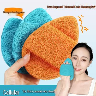 Jumbo Facial Cleansing Sponge Glove for Deep Cleaning & Makeup Removal