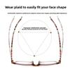 Business and Versatile Reading Eyeglasses Clear Lens Unisex Blue Light Blocking Ultra-light Eye Protection Far Sight Glasses