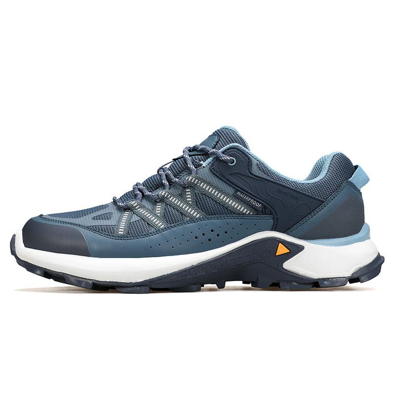 

Hantu men s shoes outdoor mountaineering hiking shoes leather wear-resistant shock-absorbing non-slip waterproof mountain climbing off-road foreign t 46
