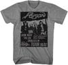 Poison Rock Band Look What Tour Graphite Heather Adult T-Shirt Tee