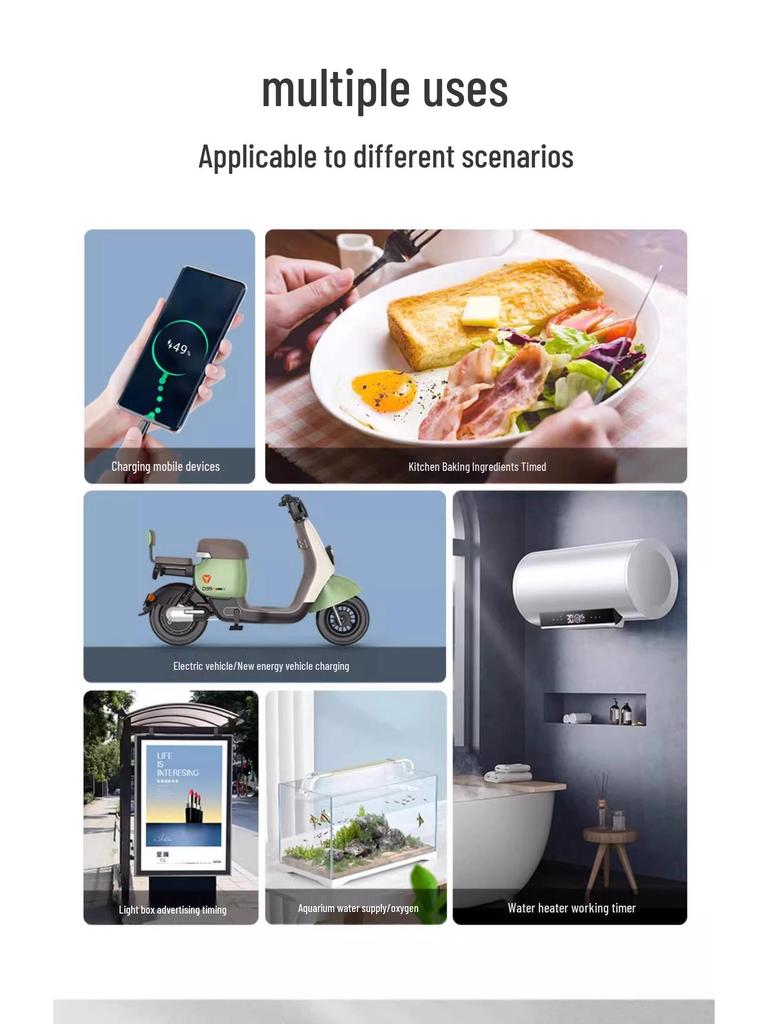 Smart Timer Switch for Automatic Power Off in Fish Tanks & Electric Vehicles