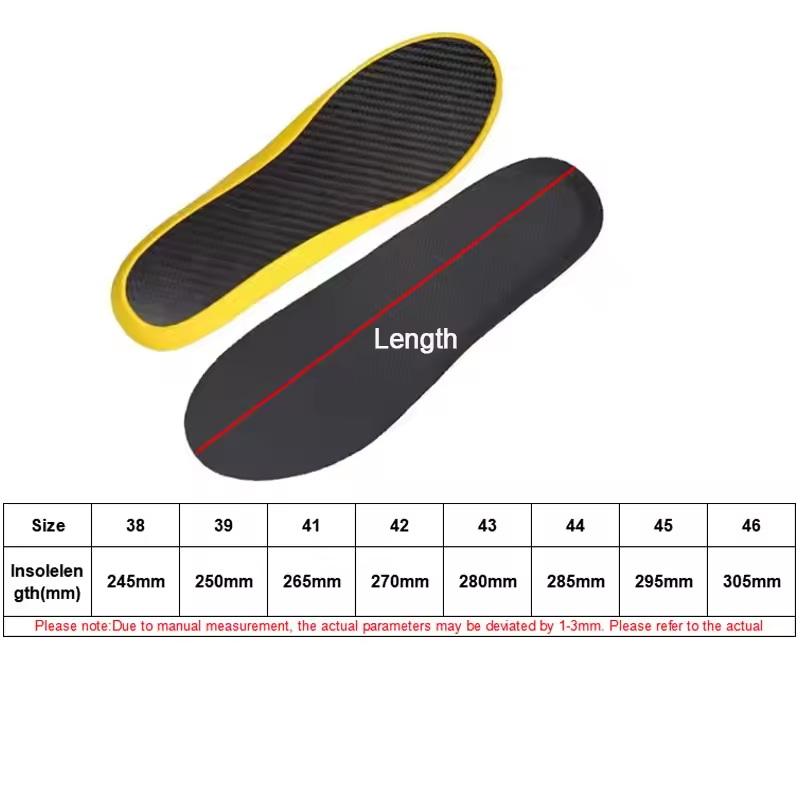 Outdoor Foot Sports Carbon Fiber Insoles Shock Absorption ,High Elasticity, Full Palm, Foot Protection,Midsole Plate Insole