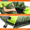 Schlafsack zum Tragen Wasserdichte Schlafsäcke mit Reißverschlussöffnungen für die Arme Tragbare Umschlag-Schlafsäcke Unisex für