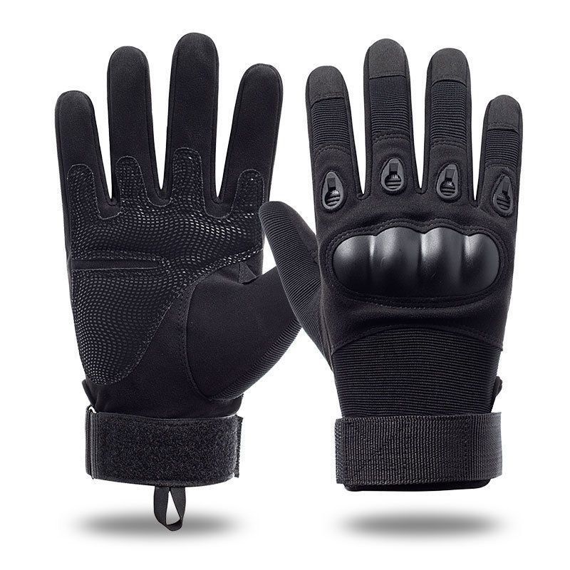 Tactical Gloves Full Finger All Year Round Outdoor Hiking Sports Fitness Touch Screen Non Slip Abrasion Resistant Fighting Cycling Training Gloves