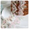 Ribete de Encaje Floral Venecia 6cm Estilo Vintage para Velos de Novia DIY Tocado Adorno para Vestido de Novia Costura Accesorios Decorativos Étnicos Hanfu Escote