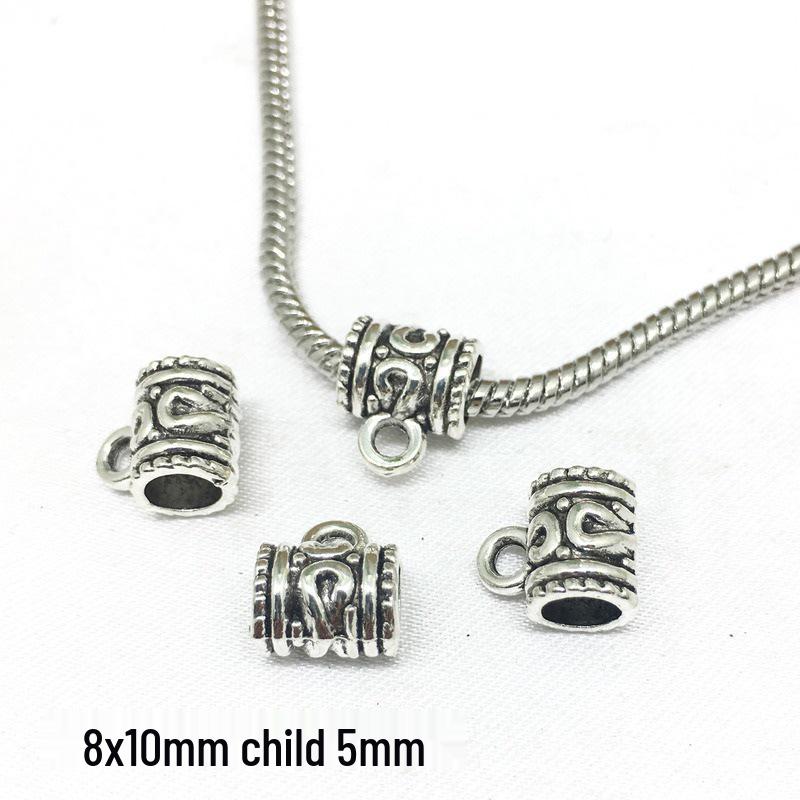 DIY Electroplated Jewelry Kit: Alloy Pendant Connector, Clasp, Jump Ring, Spacer Bead for Bracelets & Necklaces