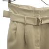 FRAY I.D FWFP165673 High Waist Belt Wide Pants 1 Beige Women Used