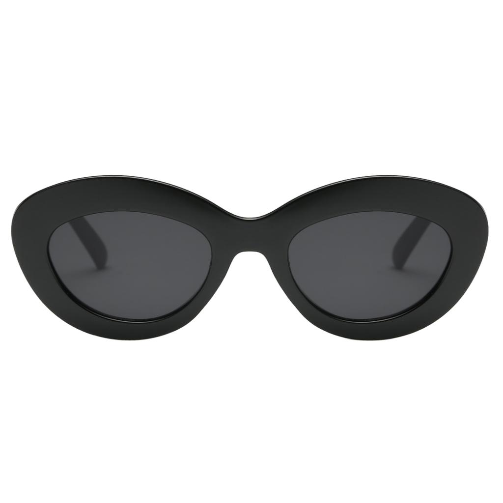 Vintage Unisex Oval Sunglasses Shades Plastic Glasses Eyewear - 03, As Described