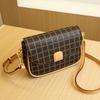 New fashion niche casual simple small square bag high-end plaid single shoulder messenger women's bag
