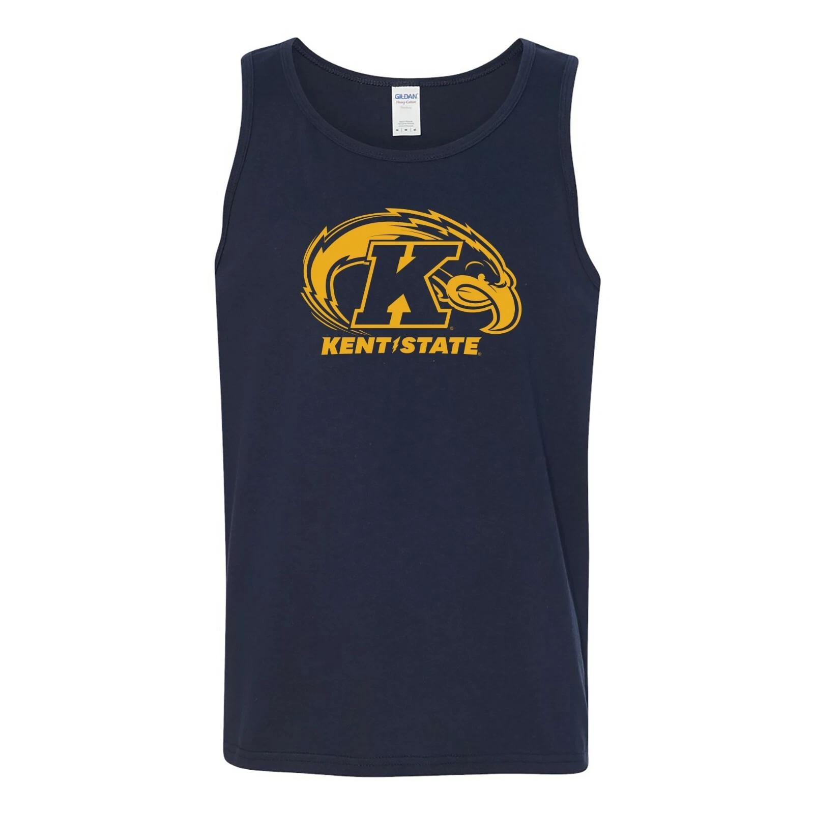 Kent State Golden Flashes Primary Logo University Sports Team Tank Top - Navy S