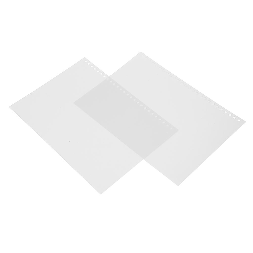 B5 26 Paper Cover Frosted Translucent Waterproof Rollable PP Page Binding Cover for Reports Presentations 50pcs White