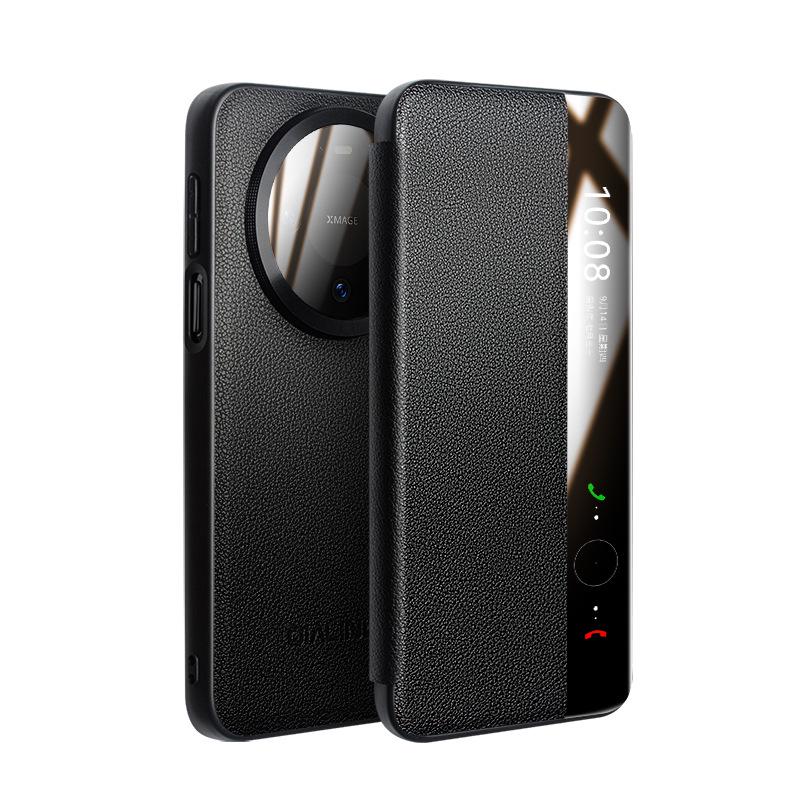 Qiali Huawei Mate 80 Pro Max Magnetic Flip Leather Case with Smart Sleep and RS Protection