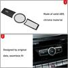 Jaronx Compatible with Mercedes Benz Radio Button Cover Stickers, X204/W204 Radio ON Volume Button Sticker Cover for B Class W246/C Class W204/ E