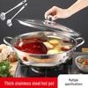 Stainless Steel Divider Hotpot
