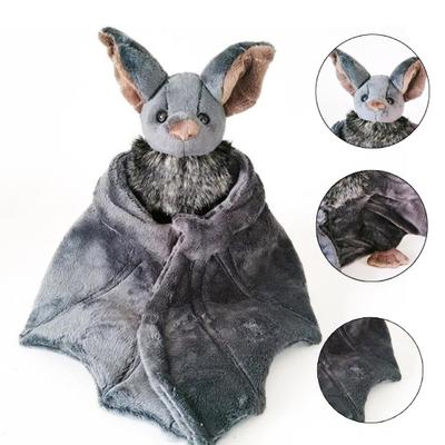 Plush Bat Soft Vivid Mini Bat Stuffed Animal Boys Girls Doll Halloween Decor for Kids