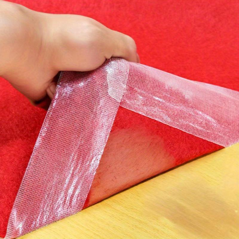 Invisible Fix, 2pcs Heavy-Duty Dual-Sided Tape | Versatile for Carpets, Mats, Wallpaper & Balloons | Non-Slip,Waterproof,Residue-Free Synthetic Rubber