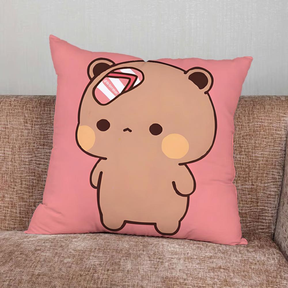 Cartoon Cute Bubu Dudu Pillow Case For Home Bedroom Car Office Decoration Living Room Sofa Cushion Cover Suitable