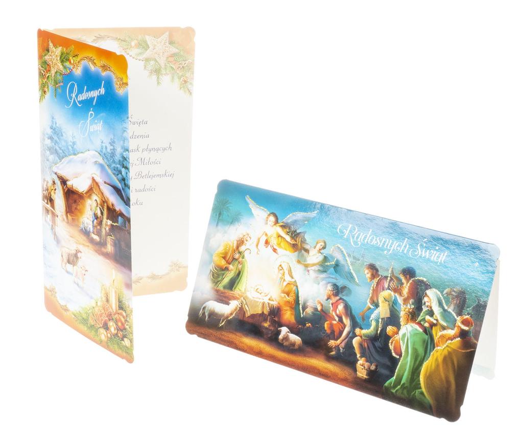 Set of 10 Pcs. Christmas Cards Dl