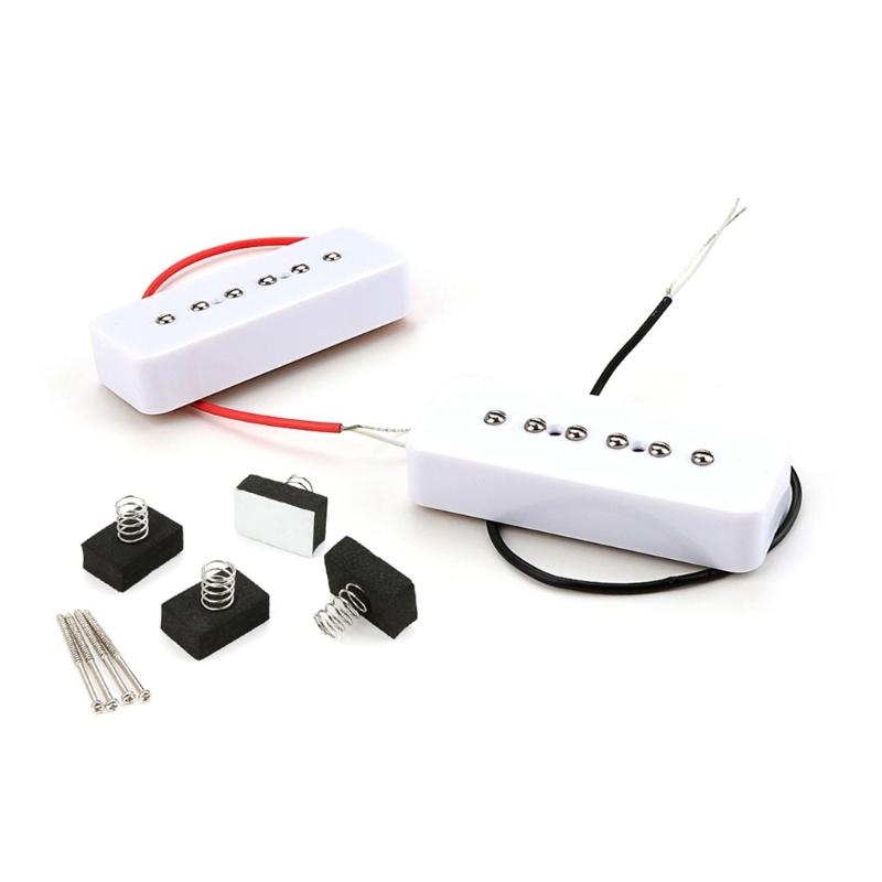 Vintage Electric Guitar Pickup Single Coil Pickup Electric Guitar Replacement Parts Soap Bar Pickups Easy to Install белый