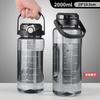 Water bottle, summer new large-capacity sports water cup, heat-resistant dual spout, drop-resistant water bottle, portable fitness high-profile cup