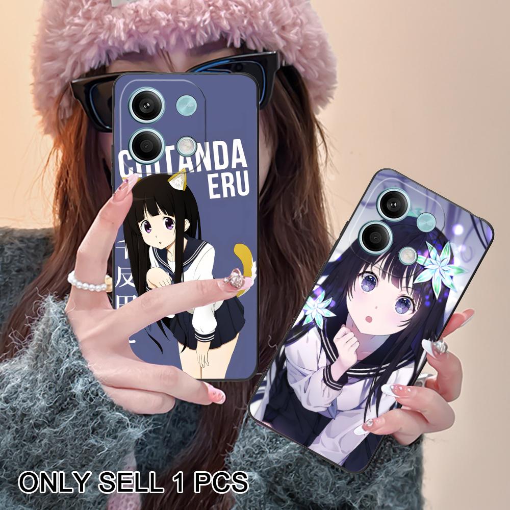 Hyouka Chitanda Matte TPU Mobile Phone Case for POCO F8 F7 F6 F5 F4 F3 F2 Pro GT C75 C71 C65 C61 C40 Pro Ultra Colorful Cover