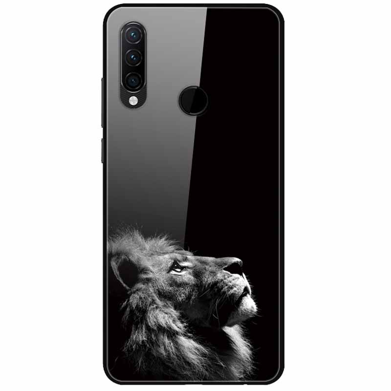 For Huawei P30 Pro Lite Case Cool Tempered Glass Luxury Coque Covers for Huawei P20 Lite P 20 P20Pro P30Pro P 30 Hard Back