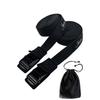 JMARS Cargo Tie-Down Straps, 3m and 6m, "Scratch-Resistant Model," Tensile Strength Tested by a Japanese Evaluation Institute, Set of 2 (3m, Black)