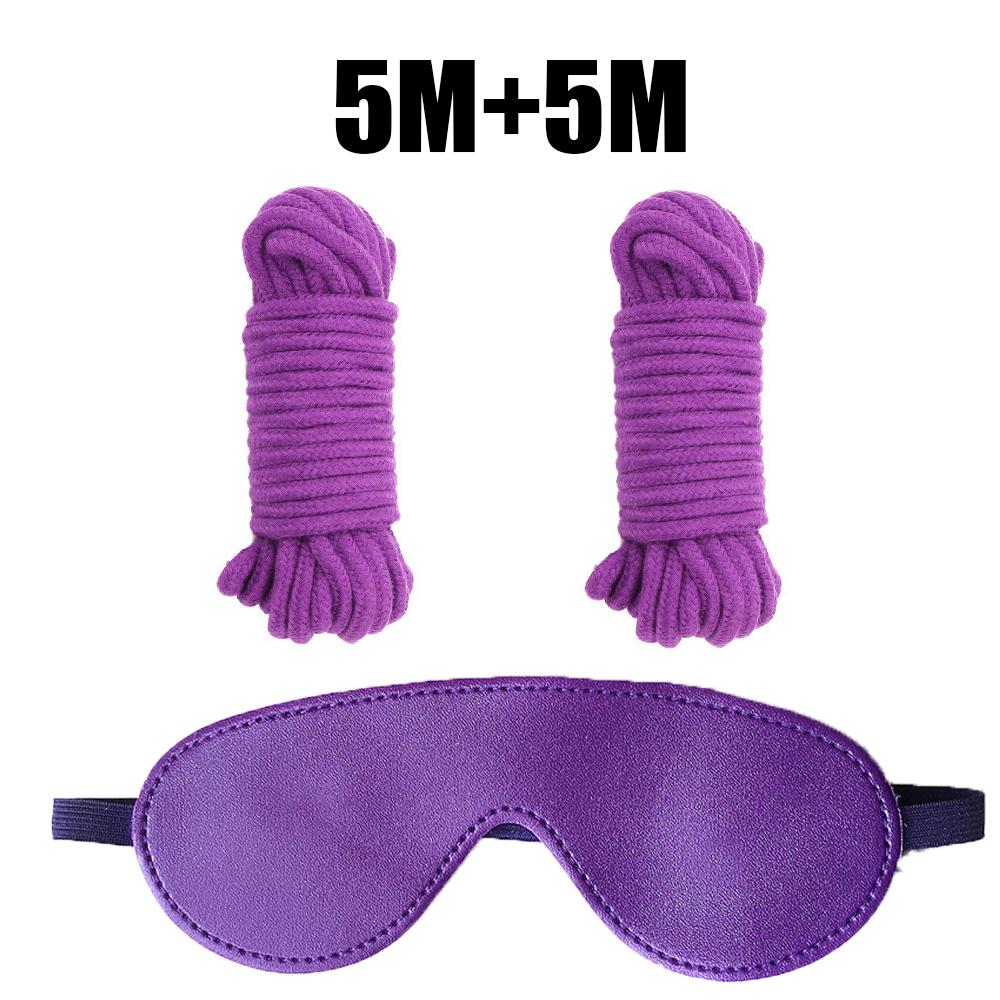 Soft Cotton Sex Ropes Bondage Rope Restraint Kit for Adult Sex Games Couple BDSM Strap Use for Restraints Game