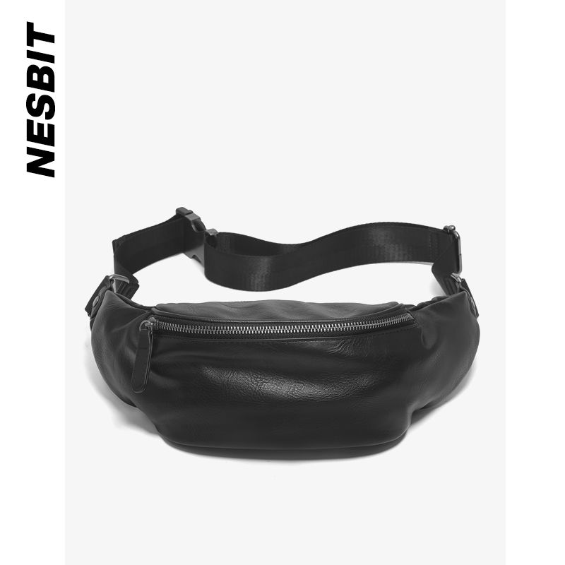 

Nesbit Leather Casual Lightweight for Going out Chest Bag Black In Stock