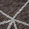 Modern Rug with Brown Triangle Pattern 160x230