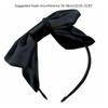 Fashion Large Bowknot Headband for Adult Dinner Party Headhoop French Style White Hair Cover Bow Hairband Hair Accessory