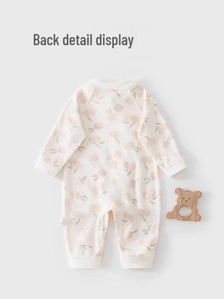 Pure Cotton Long Sleeve Baby Jumpsuit for Newborns and Toddlers - Spring, Autumn, Winter