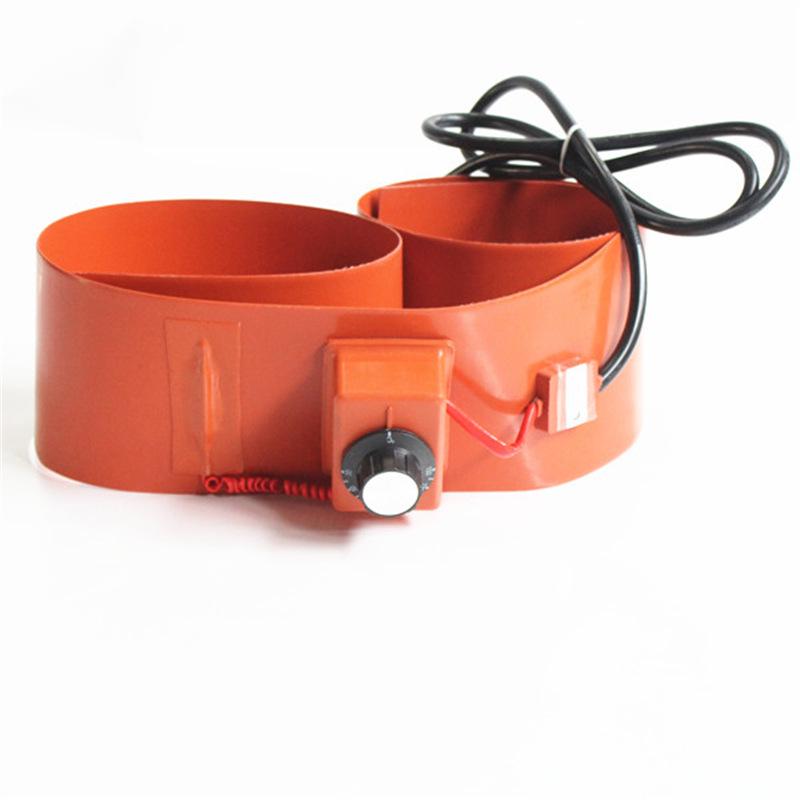 Oil Drum Silicone Heating Belt with Spring Buckle