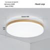 Nordic Ultra-Thin LED Ceiling Lamp - Modern Solid Wood Design for Bedroom, Living Room, Corridor, or Porch.