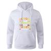 Autumn Hooded Sweatshirt Black Gray Teens Long Sleeve Sportswear Hoodie
