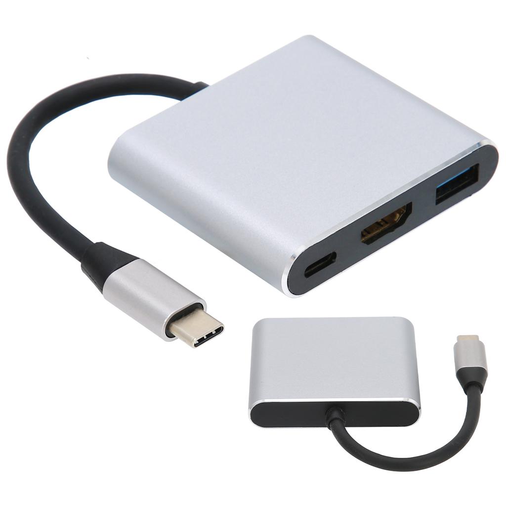 3 In 1 TypeC Docking Station TypeC To HD Multimedia Interface USB 3.0 TypeC Adapter