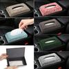 Car Tissue Box Diamond Bling Women's Interior Accessories Auto Napkin Holder Portable Space Saving Tissue Dispenser Interior