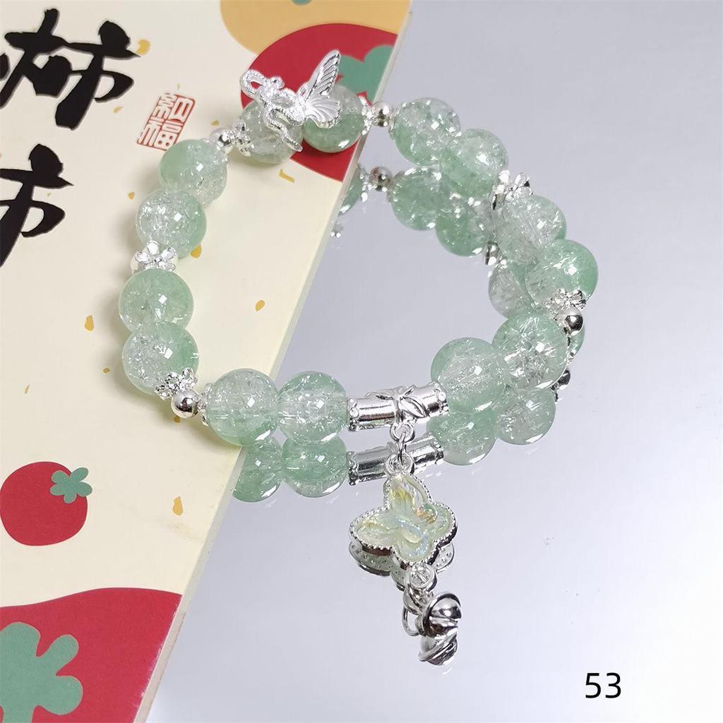 Mori Style Mermaid Crystal Bracelet - Sweet, Versatile Design for Women, Students, and Best Friends.