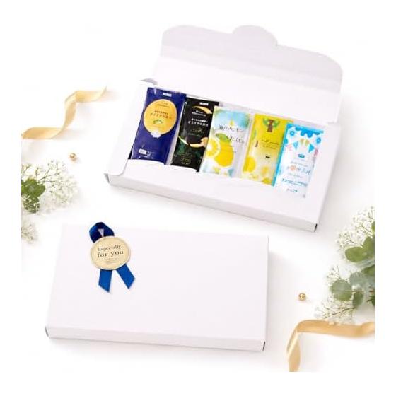 Bath salts gift set 5 types Assortment Present foryou sticker Family celebration Thank you Greeting Return gift