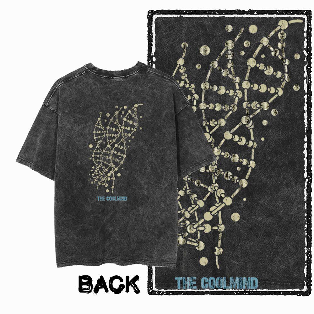 

G Back Print Streetwear Cotton Streetwear Mens Tshirt Acid Washed Big Size Cool Vintage Oneck mens Tee Tshirt S