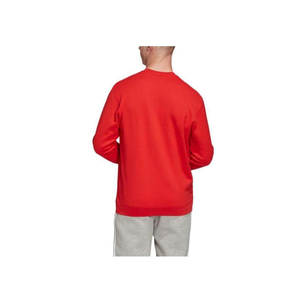 Adidas Originals Logo Printed Sweatshirt Men Tops Red FM9918