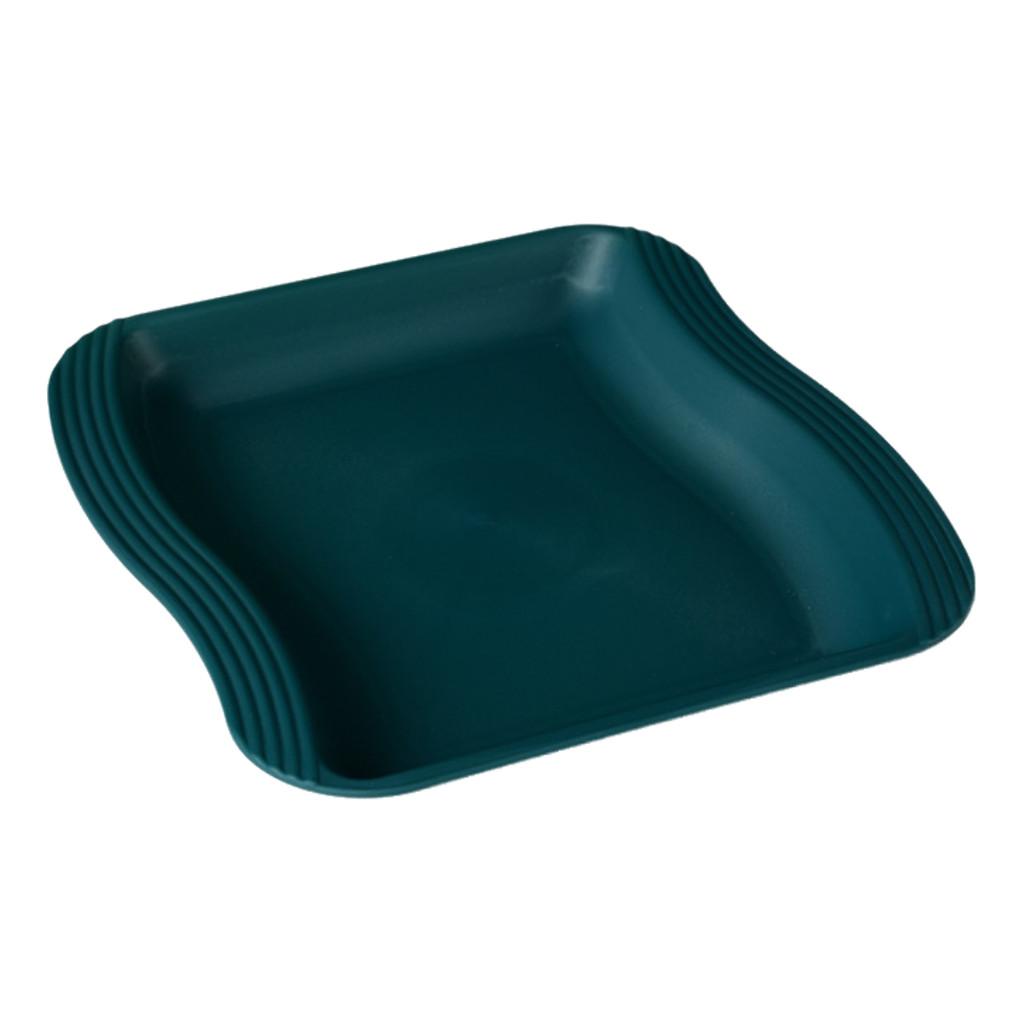Plates Square Dessert Shape Twist Wave Dinner Serving Plates Restaurant Kitchen
