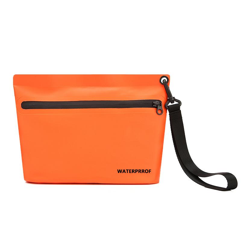 

New Product, Wet And Dry Separation Waterproof Clutch Bag, Portable Travel Wash Bag, Pvc Beach Storage Waterproof Bag. 23*6.7*18.5cm (ready in stock) помаранчевий