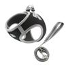 Ding Dong Pet Dog Snuggle Mesh Harness Set, Black