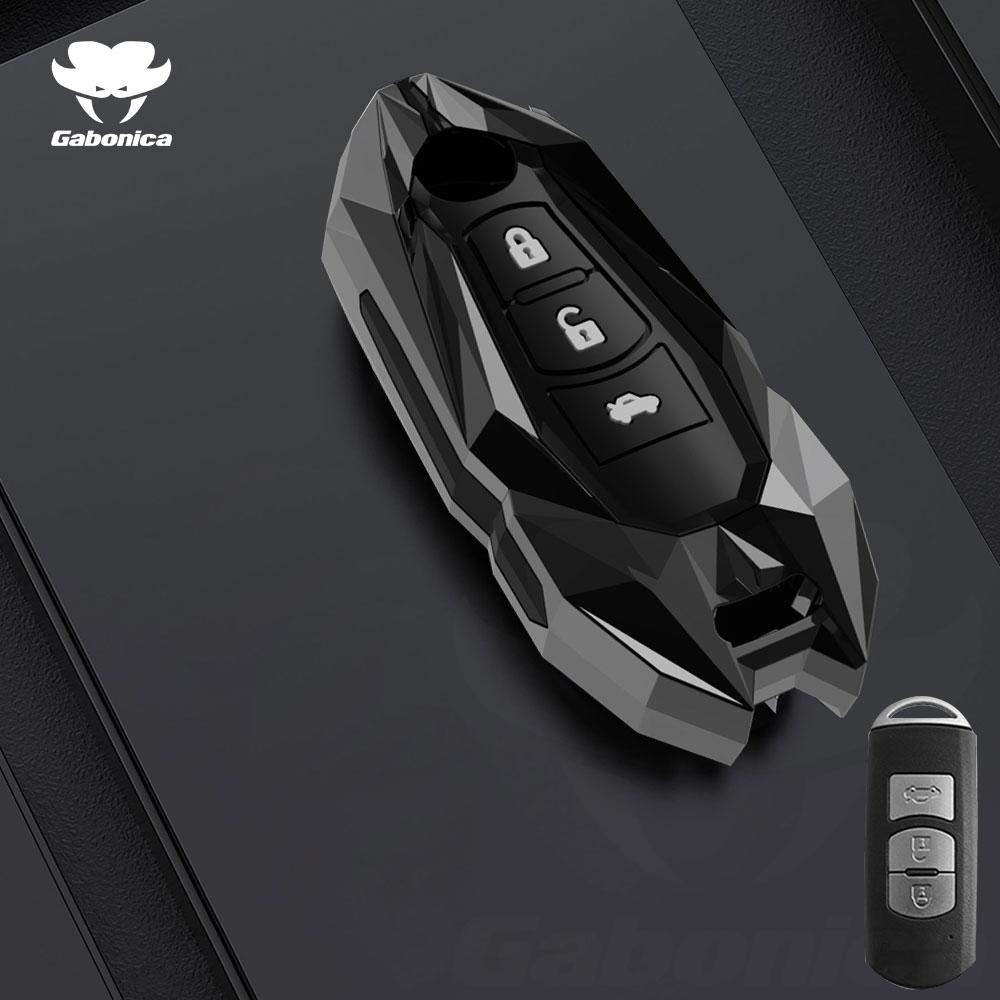 New 2 3 Buttons Zinc Alloy Car Key Fob Case Cover For Mazda 2 3 6 Atenza Axela Demio Cx30 Cx-4 Cx-5 Cx5 Cx-3 Cx7 Cx8 Cx-8 Cx-9
