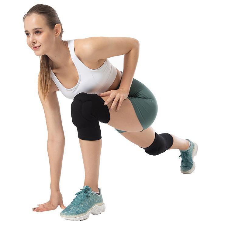 Sport Kniepolster EVA Schwamm Anti-Kollisions-Kniepolster Leggings Tanzen Knien Gartenarbeit Kniepolster Kniegelenk Stoßabsorption Leggings