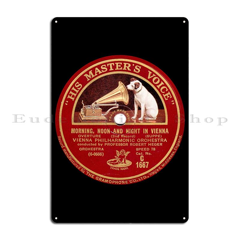 RCA VICTOR HIS MASTERS VOICE by Francis Barraud Vintage Advertisement Metal Garage Design Pub Create Wall Decor Tin Sign Poster